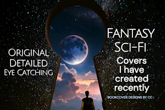 create a fantasy KDP book cover design