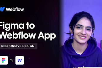 design, redesign a pixel perfect webflow website for you