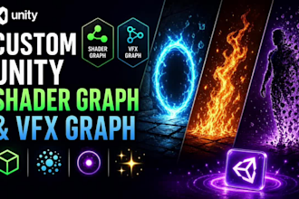 create custom unity shader or vfx graphs