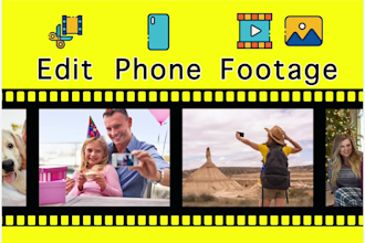 turn your phone clips into a family film