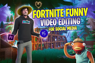edit your funny fortnite gaming video for social media