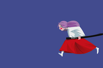 create dynamic 2d stick figure animation for your video