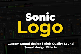 create a premium sonic logo for your brand