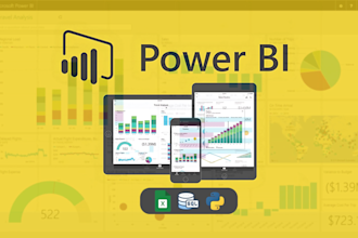 design a minimal, interactive and professional power bi custom dashboard