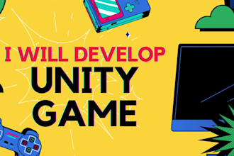 create unity game for you