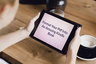 expertly convert and format your PDF into epub for kindle, itunes, and more