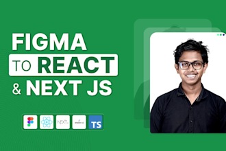 convert figma sass dashboard UI to next js with shadcn