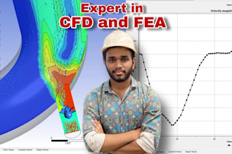 perform ansys based fea and cfd for mechanical engineering analysis