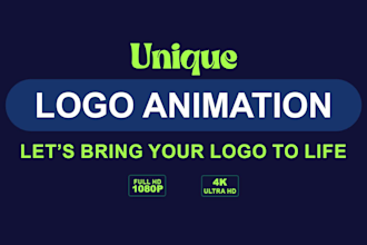create unique custom logo animation