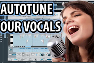 autotune and pitch correct your vocal recording