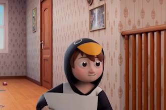 do 3d cartoon animation, disney pixar short film or 3d animated music video