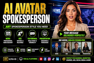 create talking photo or ai avatar spokesperson and tiktok ai ugc video ads