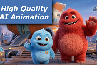 create 3d kids animation with ai