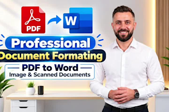 convert scanned pdf to editable word document manually