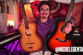 be the acoustic guitar player for your song
