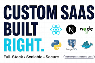 engineer a custom full stack saas web apps using node js