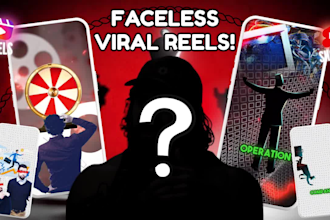 edit faceless reels, shorts, tiktok videos