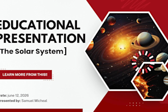 design educational powerpoint slides presentation for medical student, business