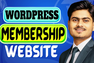 build a membership website with wordpress, memberpress, and subscription