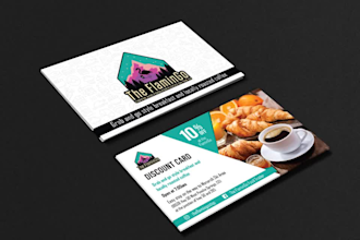 design gift card, loyalty card, coupon, voucher, vip card, discount card