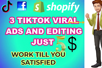 create,and edit tiktok viral ads that will boost your brand sale in 24 hour