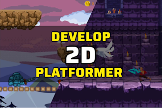 develop a unity 2d platformer for mobile or PC