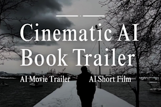 create cinematic ai book trailer book teaser ai video book promo ai book trailer
