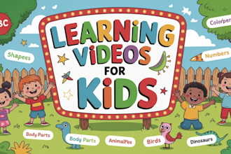 create kids educational videos and nursery rhymes video for youtube channel