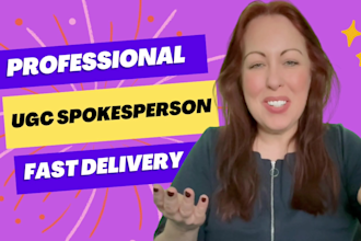 be your female ugc creator for video ads