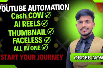 viral ai reels faceless youtube video full automation service