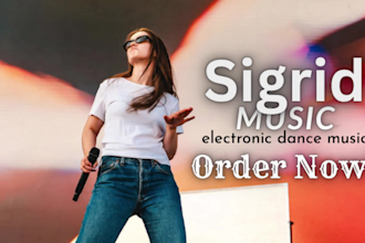 record upbeat electronic hooks, catchy dance song and soft acoustic song
