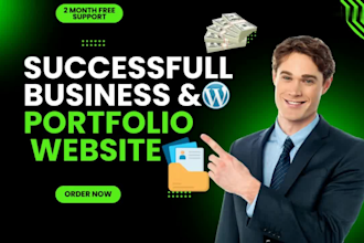 personal portfolio,modern luxury business wordpress website