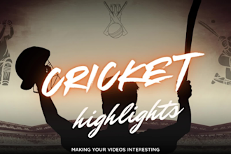 do amazing cricket and football videos and highlights
