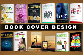 design book cover, e book cover, kindle formatting and audio book cover