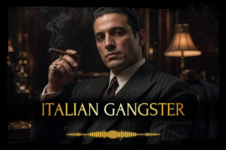 voice an italian gangster or mafia mob boss