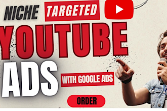 setup and manage youtube ads campaign for ecommerce stores and online businesses
