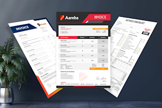 do invoice, letterhead, quotation, order sheet fast delivery