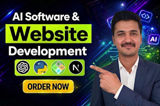 develop ai website, ai software development, ai agents, ai chatbot, ai saas app