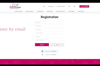 add user login, registration on wordpress