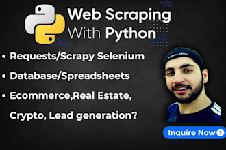be your python web scraper for any website