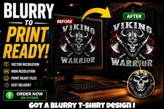 extract and vectorize designs for printing