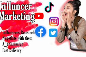 run , design and completely handle your influencer marketing campaign