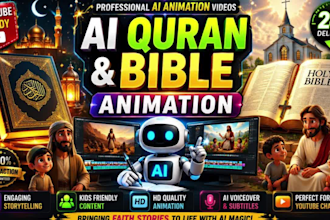 create stunning ai quran animation videos and ai bible story animation videos yt