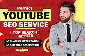 be your certified youtube channel SEO expert and channel manager