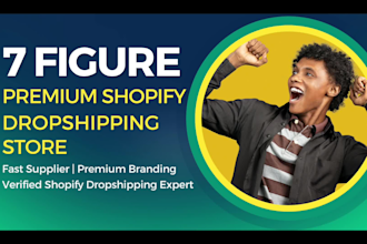 design an automated shopify dropshipping store and aliexpress shopify website