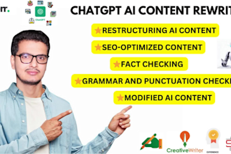 fact check and do ai content editing, article rewriting