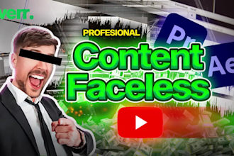 expert faceless youtube video editor