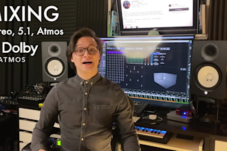 mix your film or game soundtrack in dolby atmos or surround