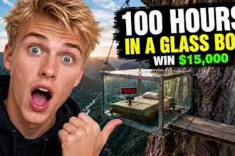 create a mr beast inspired youtube thumbnail