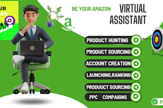 be your amazon fba coach and  amazon virtual assistant